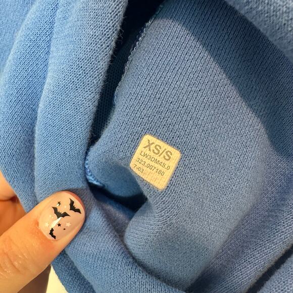 Lululemon Scuba Oversized Half-Zip Hoodie blue pullover sweater hoodie XS/S - Picture 5 of 5